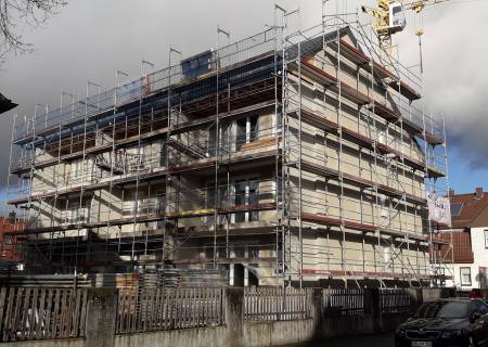 Aussenputz hat begonnen ..... Aussenputz hat begonnen .....