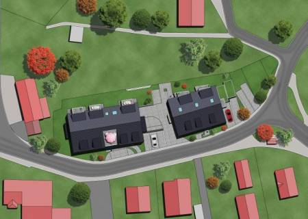 Lageplan vom Gesamtprojekt - der 2. BA ist links gelegen Lageplan vom Gesamtprojekt - der 2. BA ist links gelegen
